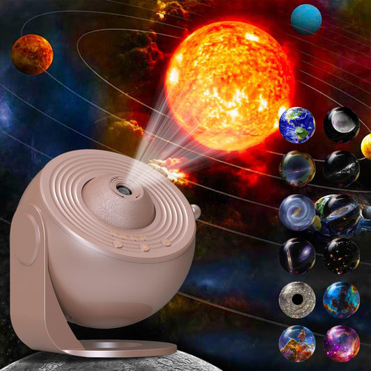 Galaxy Projector for Bedroom,13 in 1 Star Projector with Timer and 3 Button Control 360° Rotating Planetarium Ceiling Night Light Projector for Kids,Adult,Gifts,Ceiling,Bedroom Room Decor