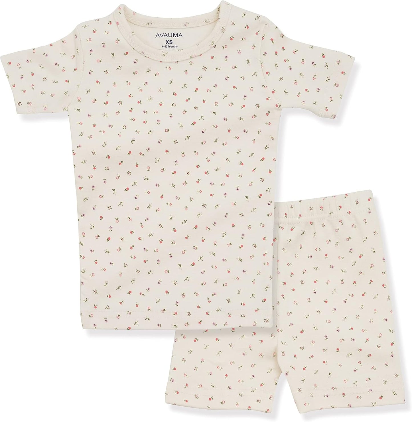 AVAUMA Baby Boys Girls Pajama Set 6M-7T Kids Cute Toddler Snug fit Pattern Design Pjs Cotton Sleepwear