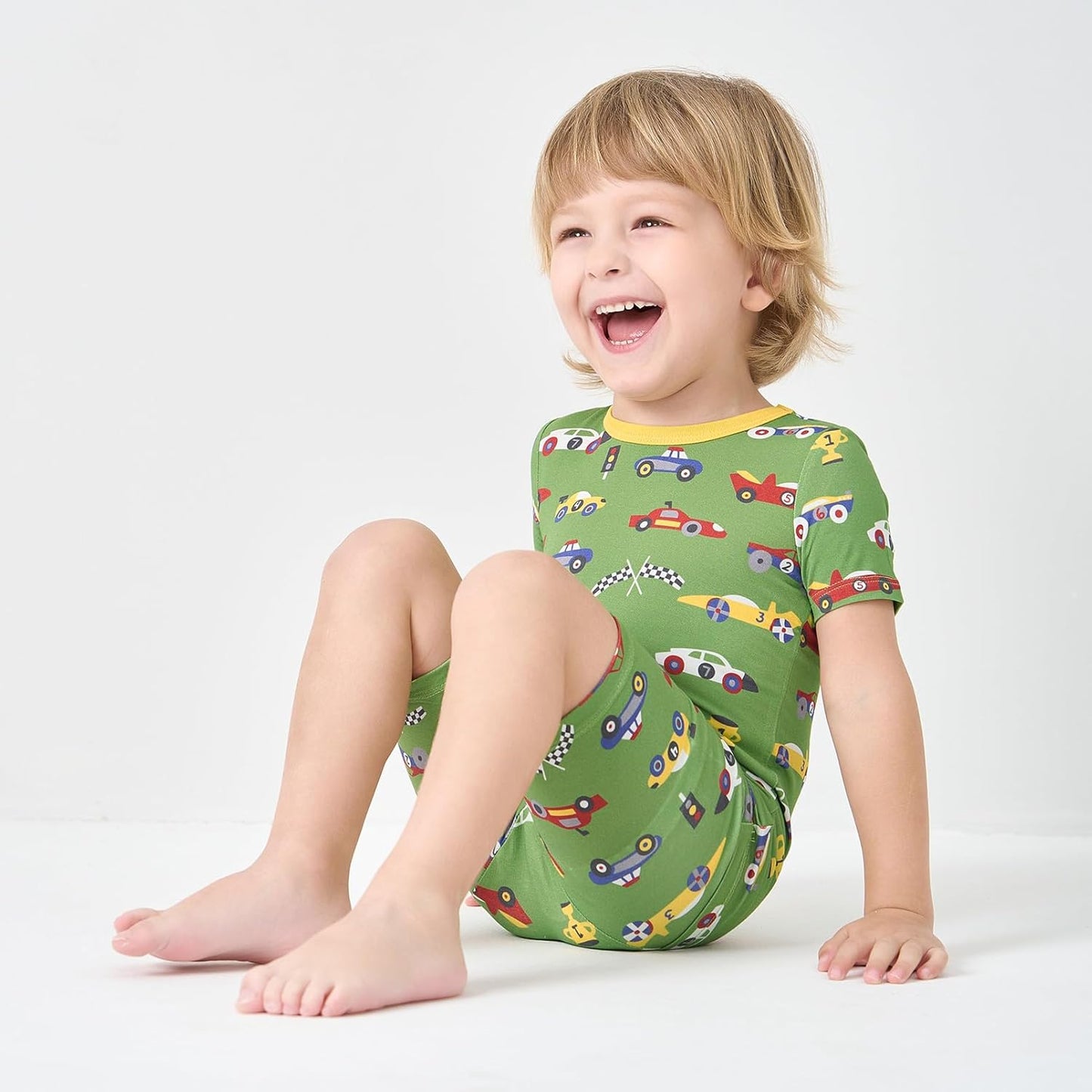 pureborn Baby Viscose From Bamboo Pajamas Set Pjs - Kids Toddler Girl Snug Fit Viscose Sleepwear 2pcs 18M-8Y