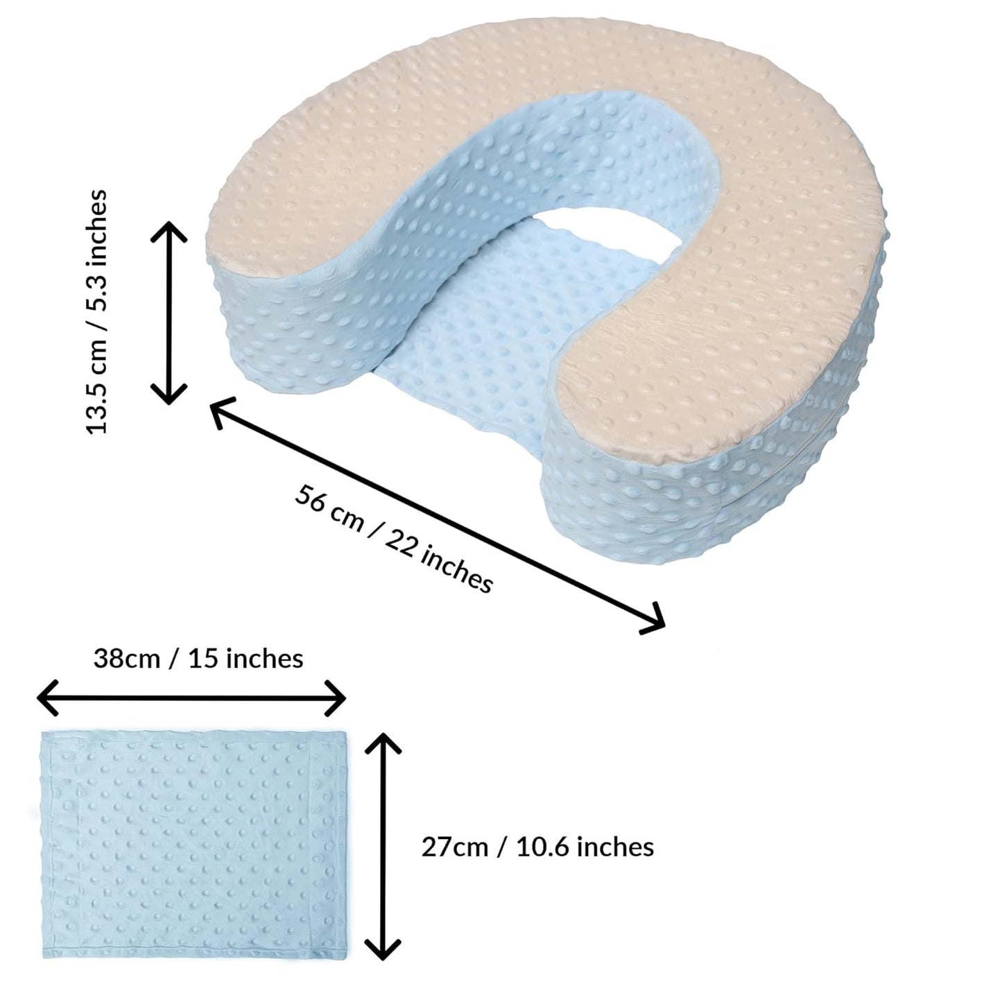 Baby Sit Up Pillow | Baby Pillow for Sitting Up | Comfortable Infant Seat for Early Sitting & Playtime | Soft & Stable Seat with Ring | Suitable from 4 Months