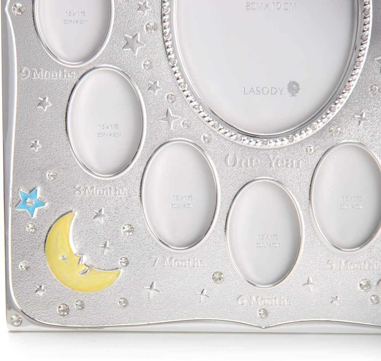 LASODY Baby's First Year Picture Frame, First Year By Month ,Baby Picture Frame