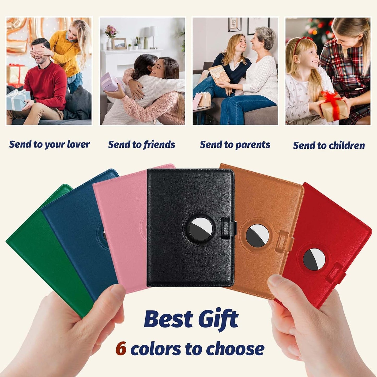 Passport Holder and Vaccine Card Holder Combo with Passport Cover Wallet Travel Passport Wallet Case for Men and Women (Brown)