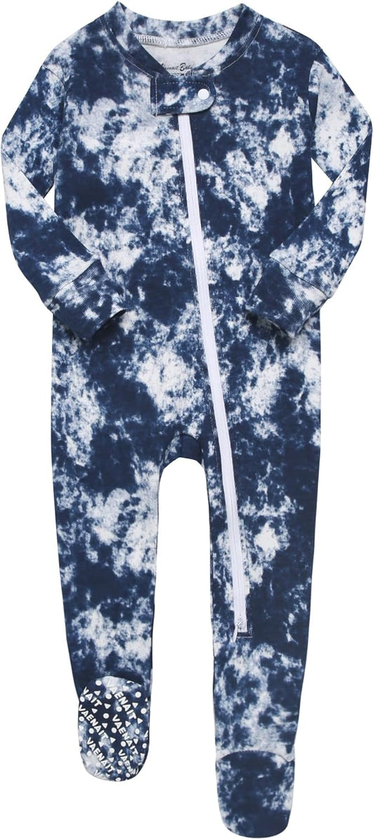 VAENAIT BABY Infant Toddler Boys Girls Footed Pajamas One-PIece Romper Sleep and Play 0M-2T