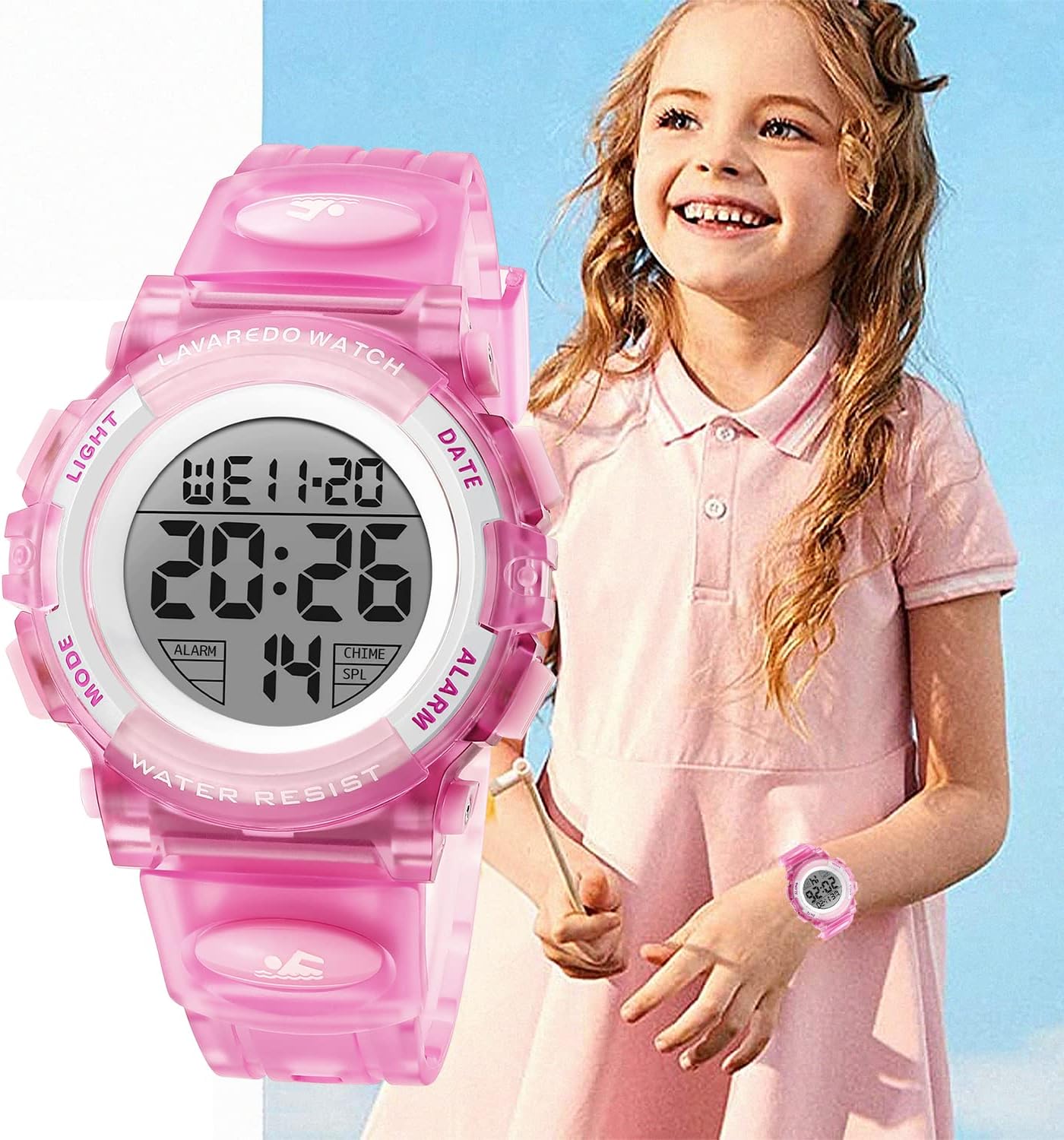 Kids Watch,Boys Watch for 3-15 Year Old Boys,Digital Sport Outdoor Multifunctional Chronograph LED 50 M Waterproof Alarm Calendar Analog Watch for Children with Silicone Band,Kids Gift