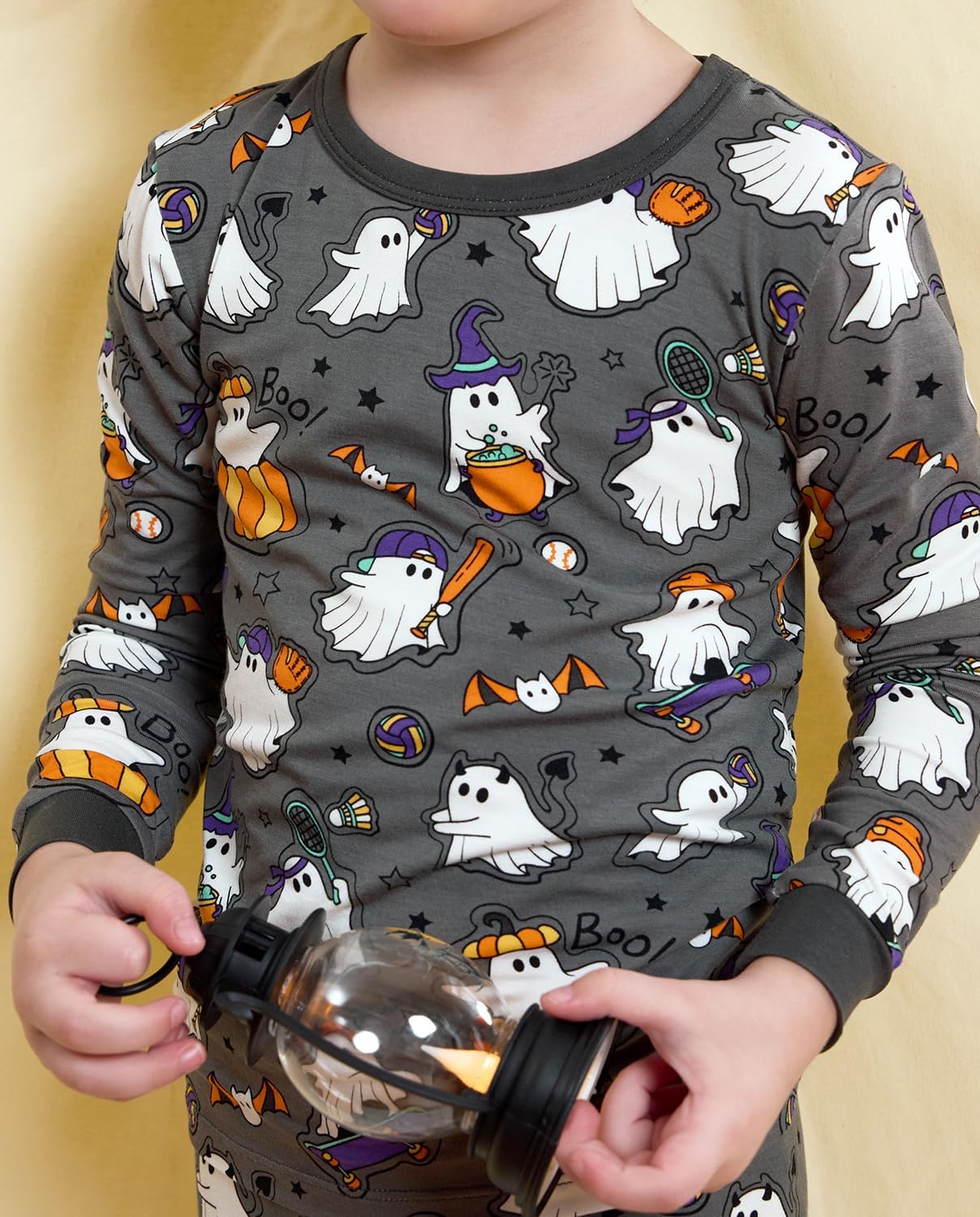 Bamboo Viscose Toddler Pajamas Boys Girls Baby 12M-8Y Pjs Sets Kids 2pcs Snug fit Long-Sleeve Sleepwear