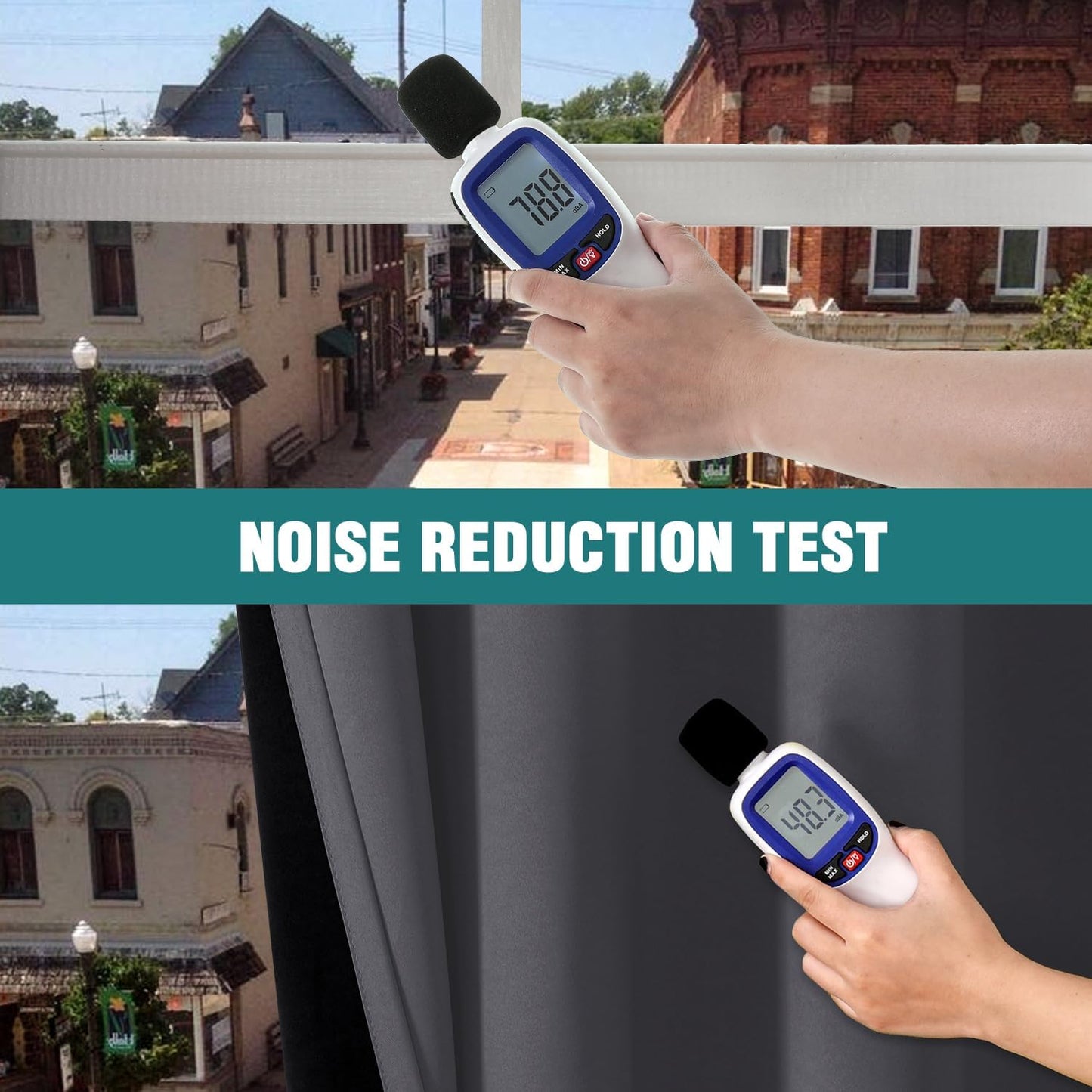 ChrisDowa 100% Blackout Curtains for Bedroom with Black Liner, 2 Thick Layers Total Blackout Thermal Insulated Grommet Window Curtains 63 Inch Length 2 Panels Set (Dark Grey, 52 x 63 Inch)