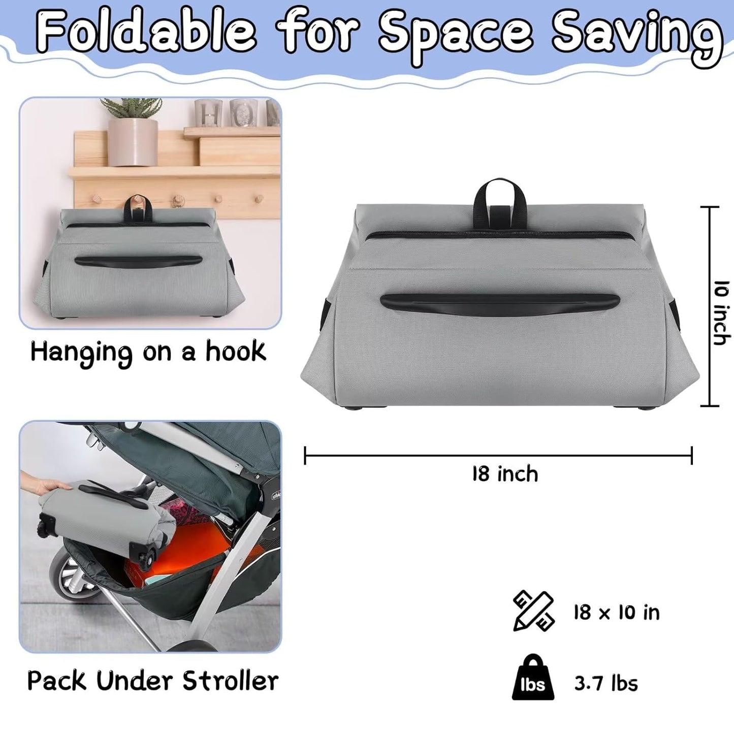 Car Seat Bags for Air Travel Fit Chicco Keyfit 35 and Anti-rebound Bar Base, Fit Doona Car Seat Stroller and Base, Nuna Pipa Travel Bag, Infant Car Seat Bag, Doona Travel Bag