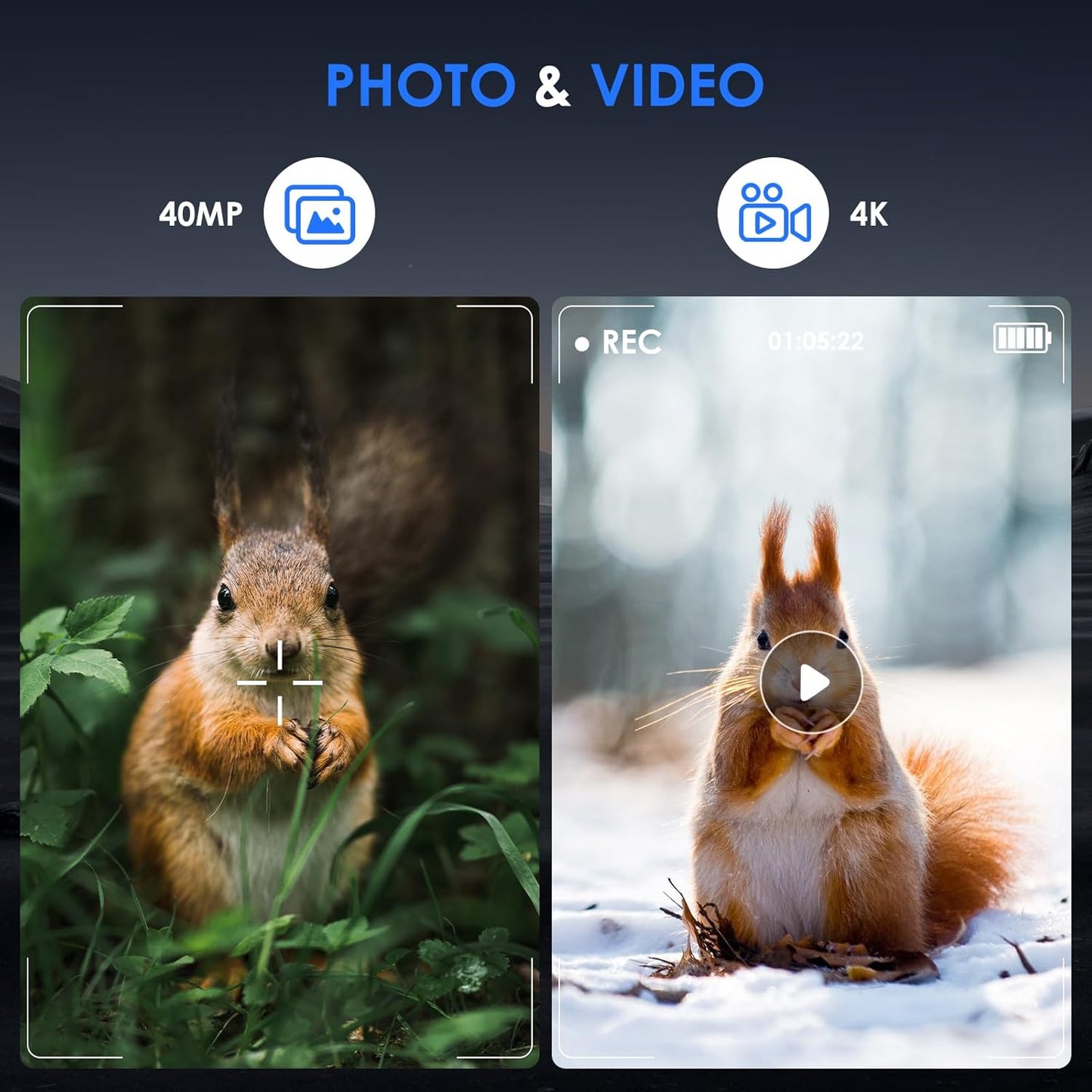 Night Vision Goggles,Compact Night Vision Binoculars,32GB Card Included, Photo/Video Capture,Outdoor Tools for Education, Wildlife Watching,Gifts for Boy, Gifts for Men, Gifts for Father (Pearl Gray)