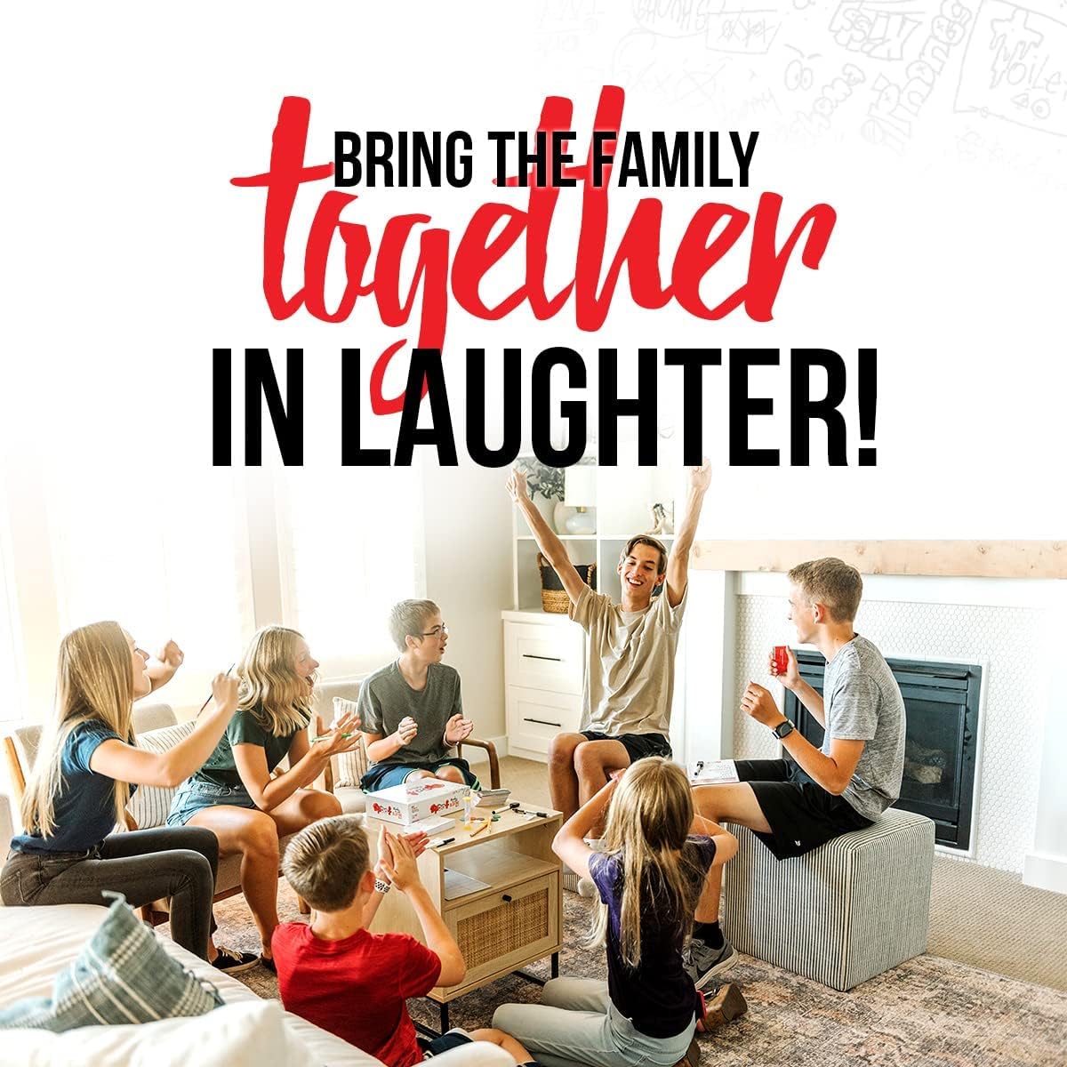 Inspiration Play Spoof Family Party Bluffing Board Game - Funny and Great for Groups Ages 8 and Up - 3-8 Players