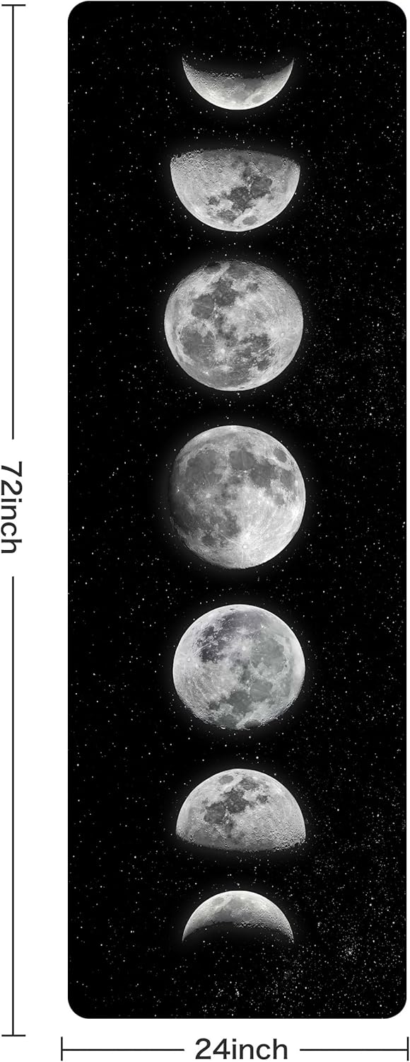 Non Slip Yoga Mat TPE Workout Mat for Men Women, Thick Workout Mat with Carrying Strap, Fitness Mats for Exercise, Yoga, Fitness, Pilates, Floor Workouts (72" x 24" x 6mm)