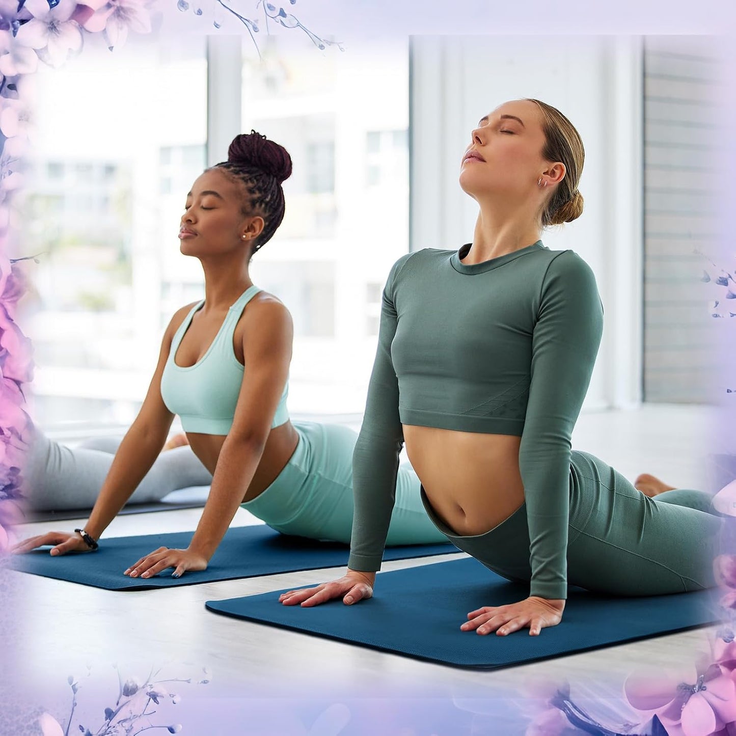 Timgle 6 Pcs 10mm Thick Yoga Mat Bulk, 68 x 24 Inches, Anti-Slip Tear-Resistant Exercise Mat for Adult Fitness, Stretching, Workout and Studio