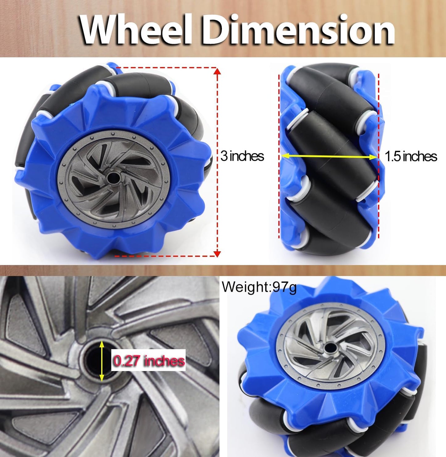 4WD Mecanum Wheel Smart Car Robot Chassis for Arduino R3 R4/ Leonardo/Raspberry Pi 5/4B/3B+/3B/2B/1B+ Projects with TT Motor, DIY Robot Building Base Kit for Teens & Adults