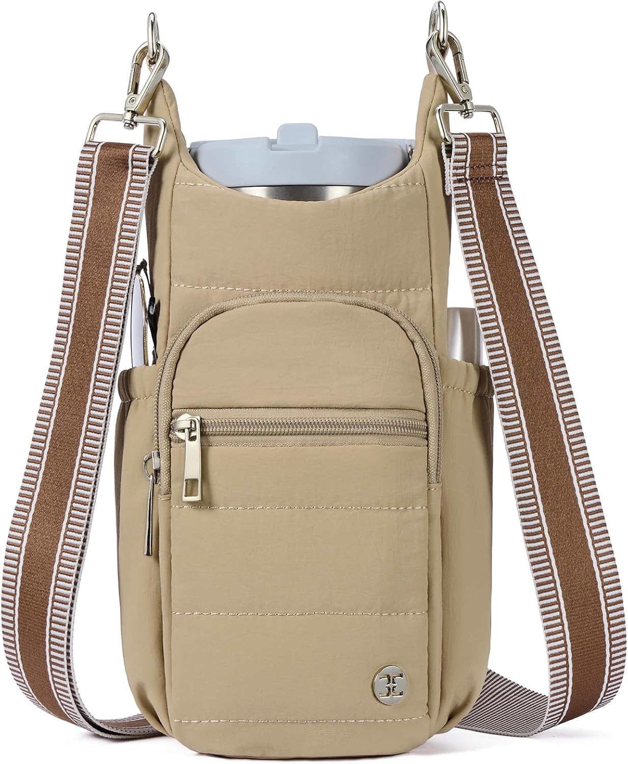 Telena Water Bottle Holder with Strap RFID Crossbody Bags for Women for Walking, Hiking, Cycling