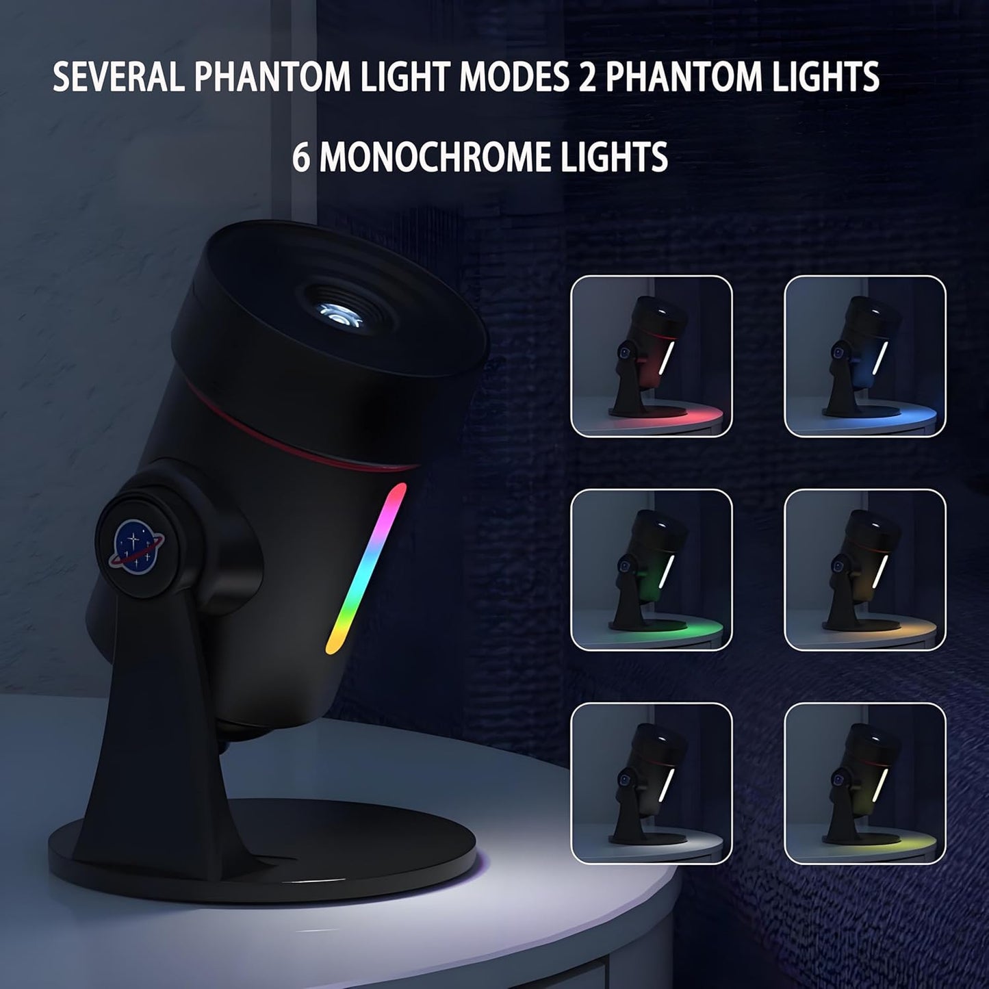 [2025 8th Gen] Star Projector, Galaxy Projector for Bedroom Night Light with Timer, Mood Lighting, Solar System Realistic Space Planetarium Projector Moon Lamp, Room Decor for Ceiling Kids Adults