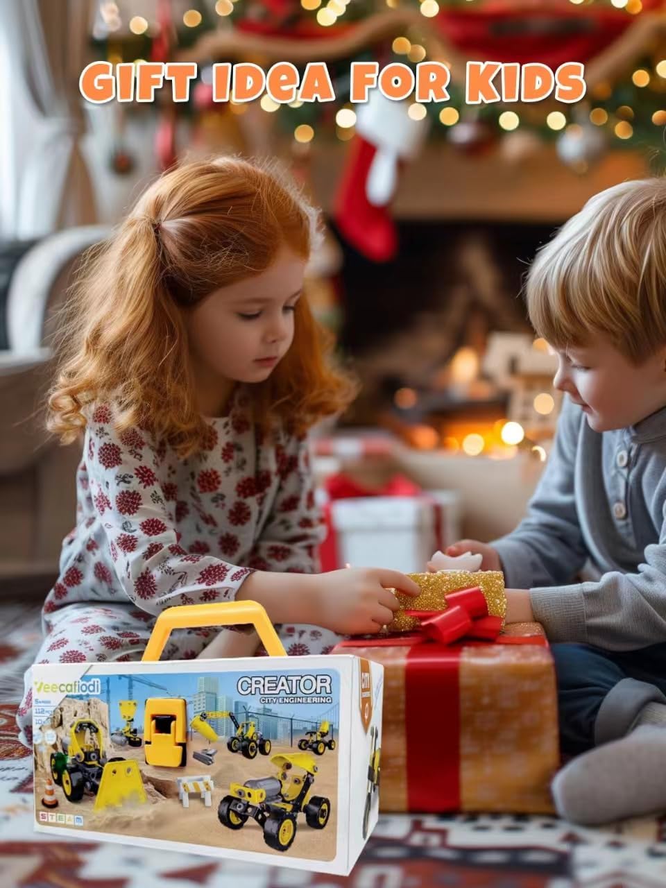 STEM Toys for 5-8 Year Old Boys, 10-in-1 Electric Toy Building Blocks for Kids Ages 4-8 Educational Construction Science Kit, Creative Activities for Boys 4-6, 8-10 Birthday & Holiday Idea Gift