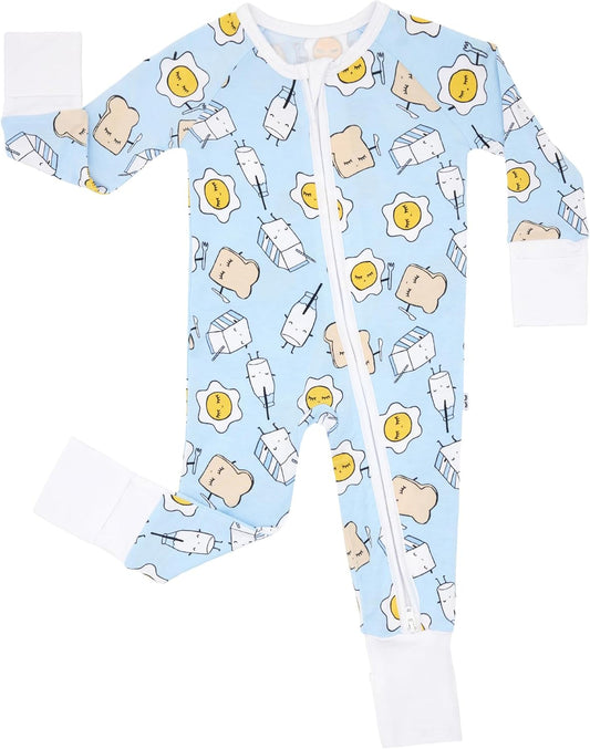 Little Sleepies Pajamas for Baby Boys & Girls, Viscose from Bamboo Baby Pajamas, Preemie & Newborn Sleepers, 2-Way Zipper PJs