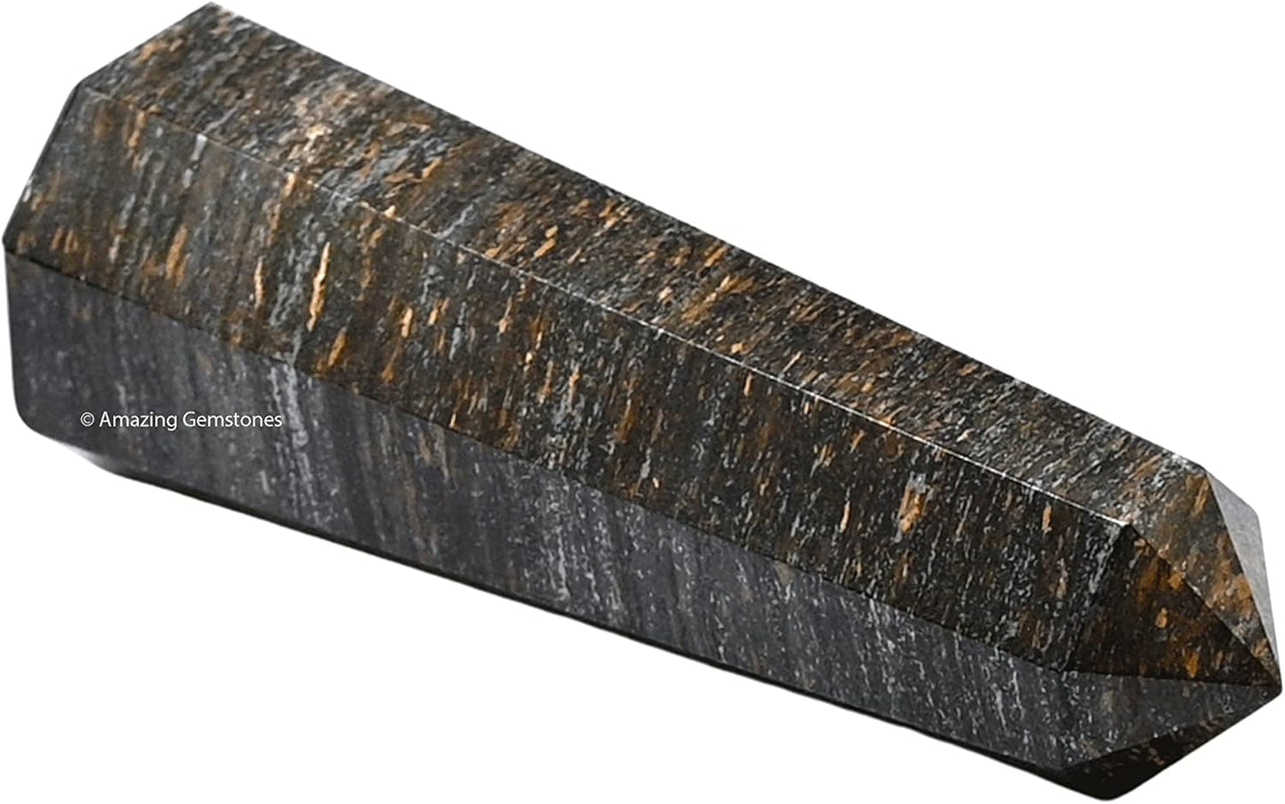 Amazing Gemstone Bronzite Crystal Towers ~ Natural Healing Crystal Point Obelisk for Reiki Healing and Crystal Grid (3- Inch)