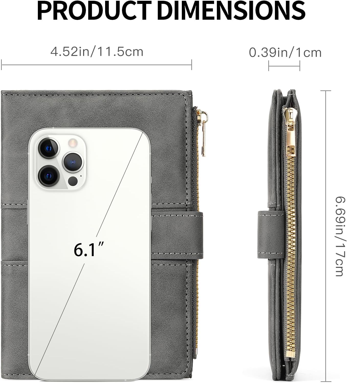 Passport Holder for Travel Rfid Passport Wallet for Women Men with Zipper Pocket Pen Sim Card Holders Slim Travel Accessories