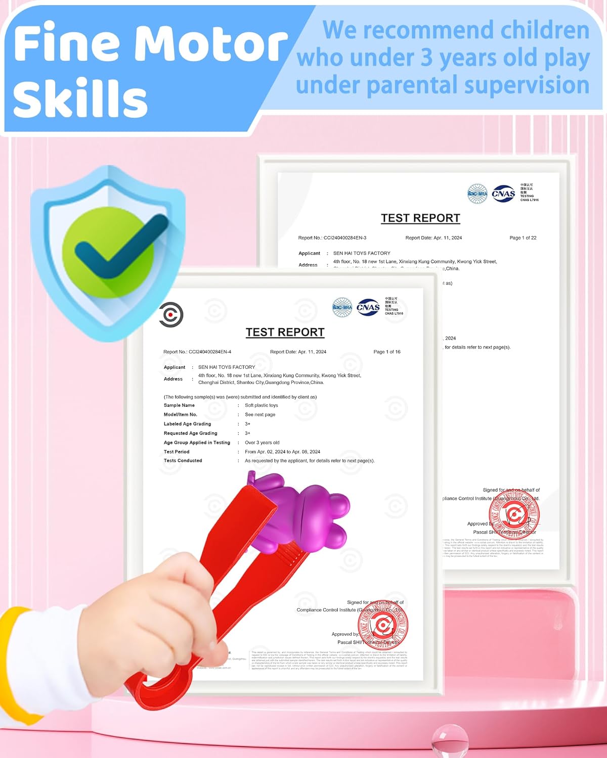 Counting Animals Montessori Toys for 3 4 5 Years Old Boys Girls, Preschool Learning Activities Kindergarten Educational Sensory Toys Gifts for Kids Toddlers Ages 3-5, 4-8