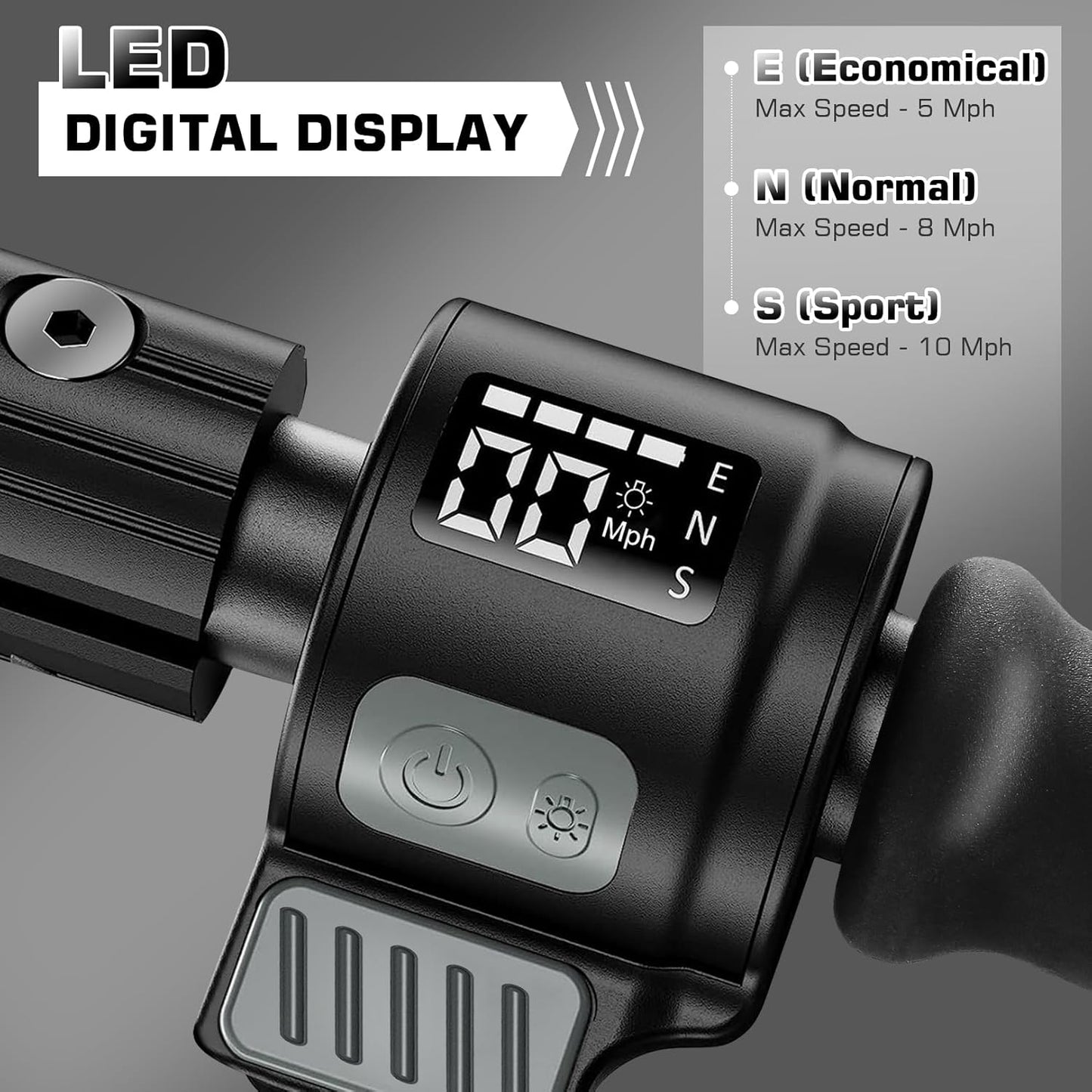 Caroma Electric Scooter for Kids Ages 6-12,150W/180WMotor,10 MPH Max Speed & 7 Miles,Colorful Lights,Adjustable Height & Speed,LED Display,Foldable Kids Electric Scooter 132 Lbs Max Load,Idea Gift