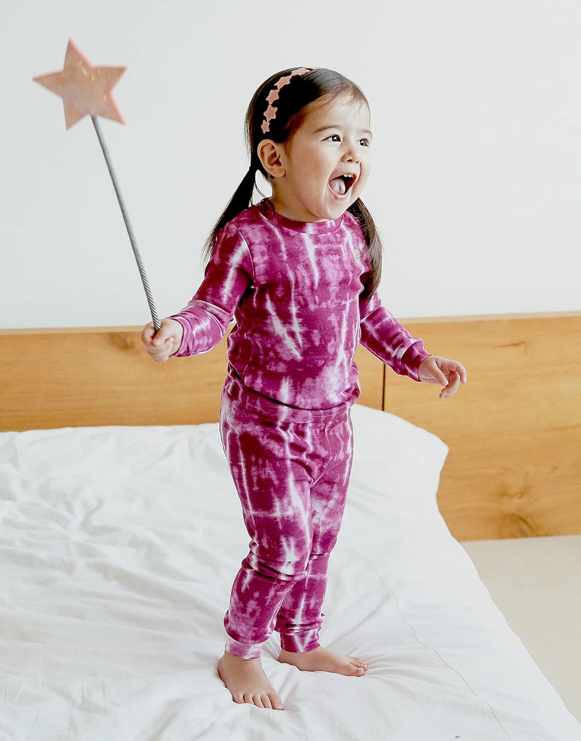 VAENAIT BABY 12M-12Y Toddler Kids Boys Girls 100% Cotton Marbling Tiedye Sung Fit Sleepwear Pajamas 2pcs Pjs Set