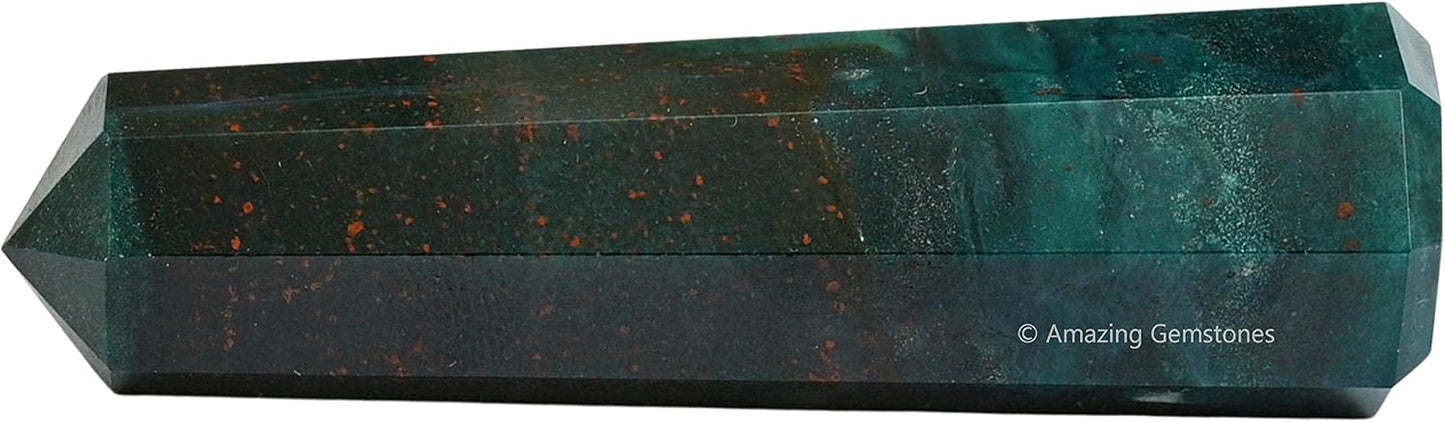 Amazing Gemstone Bloodstone Crystal Towers ~ Natural Healing Crystal Point Obelisk for Reiki Healing and Crystal Grid (2" to 3" Inch)