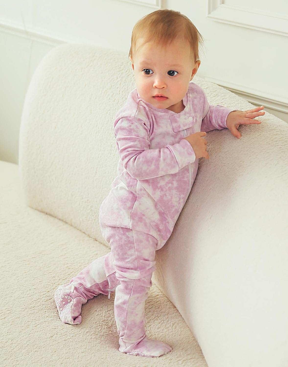 VAENAIT BABY Infant Toddler Boys Girls Footed Pajamas One-PIece Romper Sleep and Play 0M-2T