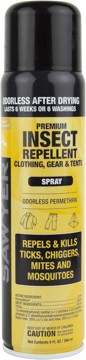 Sawyer Products Premium Permethrin Insect Repellent for Clothing, Gear & Tents