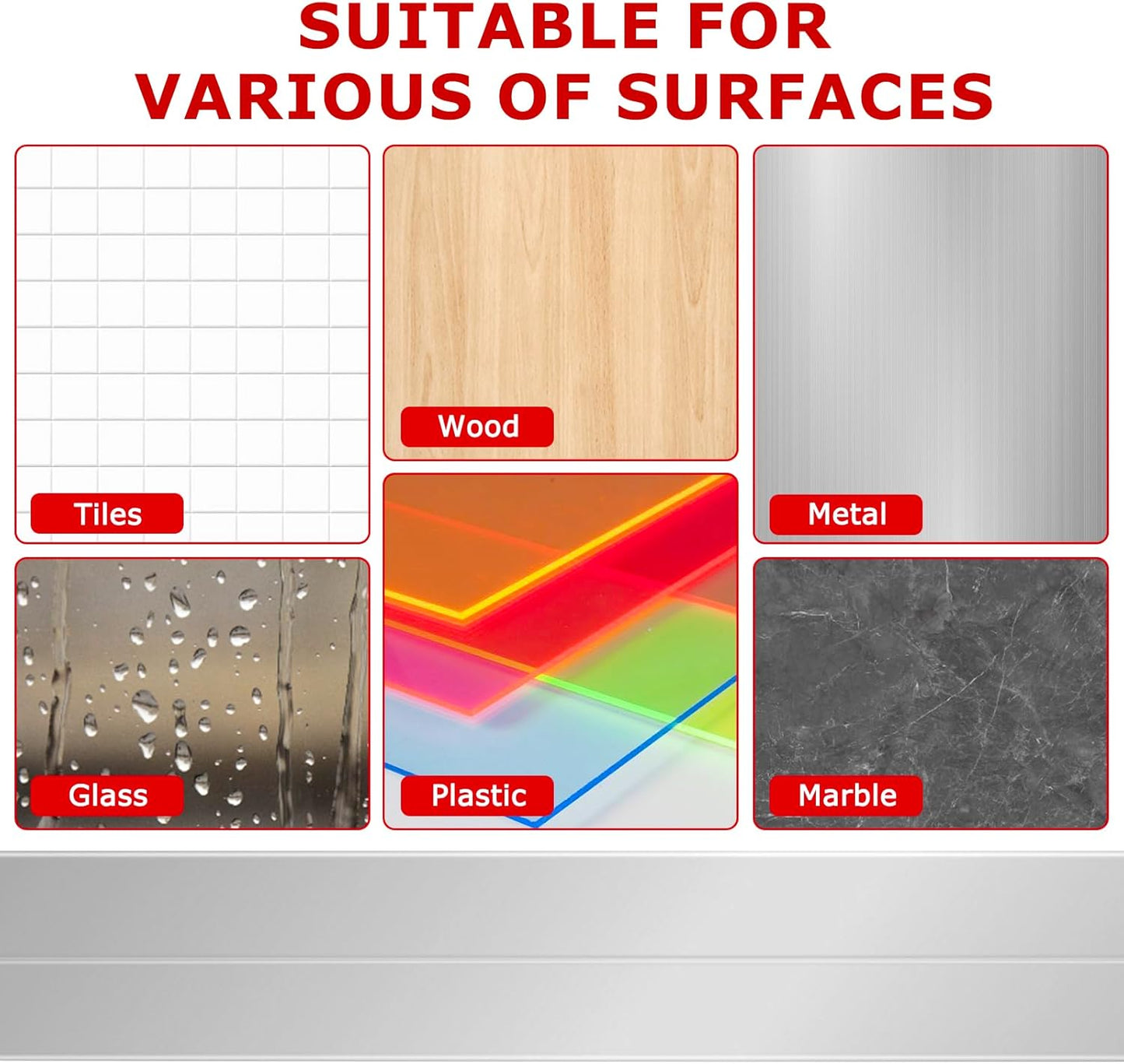 Flexible Wall Corner Protector Moulding Trim Peel and Stick Wall Corner Guards Edge Protector Self Adhesive Molding Trim Strip for Edge Ceiling (Silver, 1.6 in x 10 Ft)