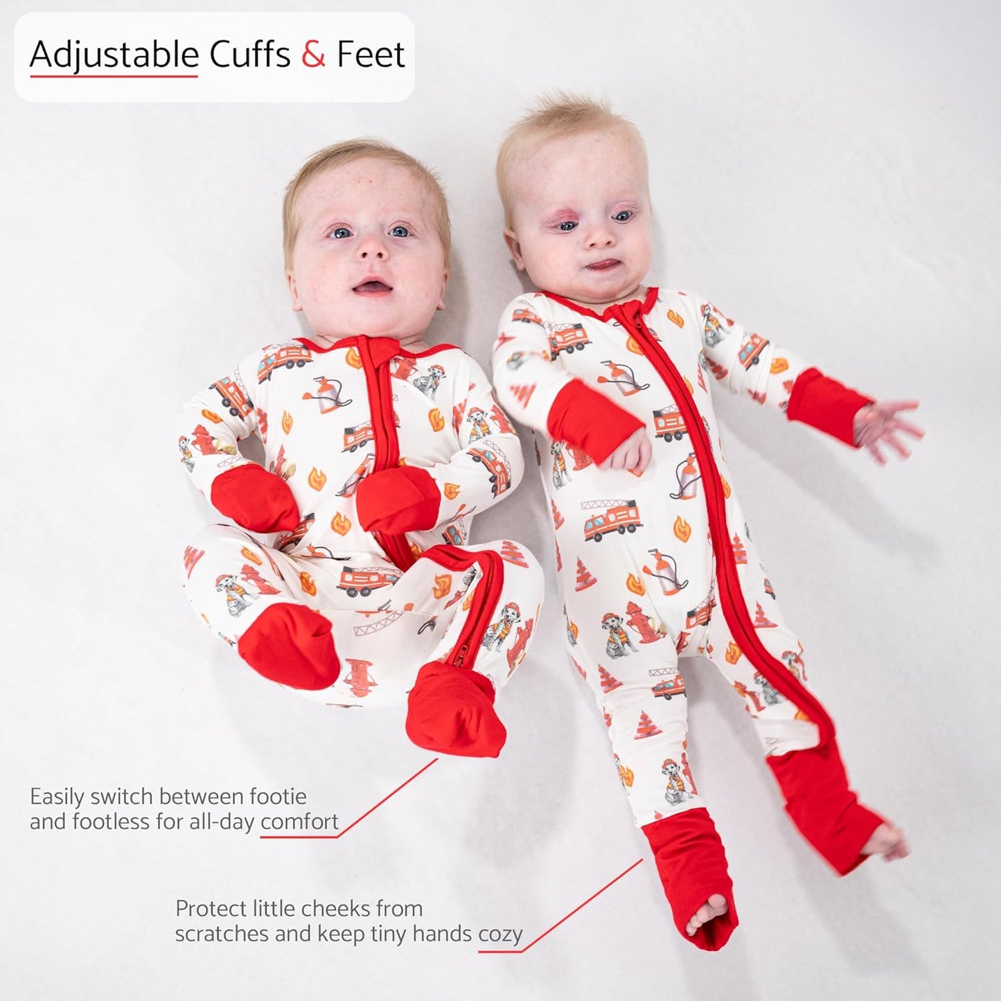 LollyBanks Baby Pajamas, Baby Romper 95% Bamboo Viscose and 5% Spandex