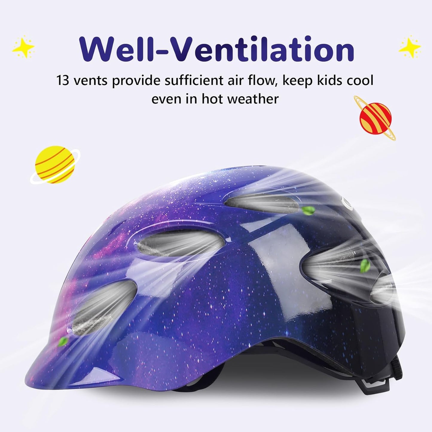Kids/Youth Bike Helmet for Boys Girls and Teens, Adjustable and Multi-Sport for Bicycle, Kick Scooter, Skateboard, Roller/Inline Skate
