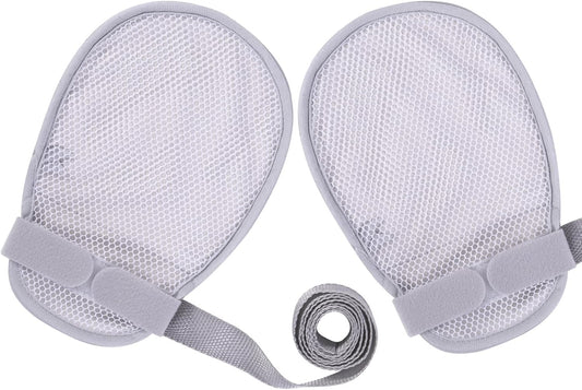 Kids Anti-Scratch Mittens – Soft Safety Restraint Gloves for Children with Autism, Sensory Needs, or Behavioral Challenges Mesh style