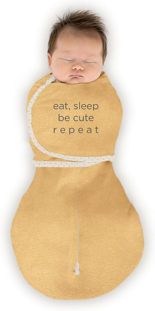 SwaddleDesigns 6-Way Omni Swaddle Sack Arms Up Swaddle for Newborn, More Options to Calm Startle Reflex, Improves Sleep