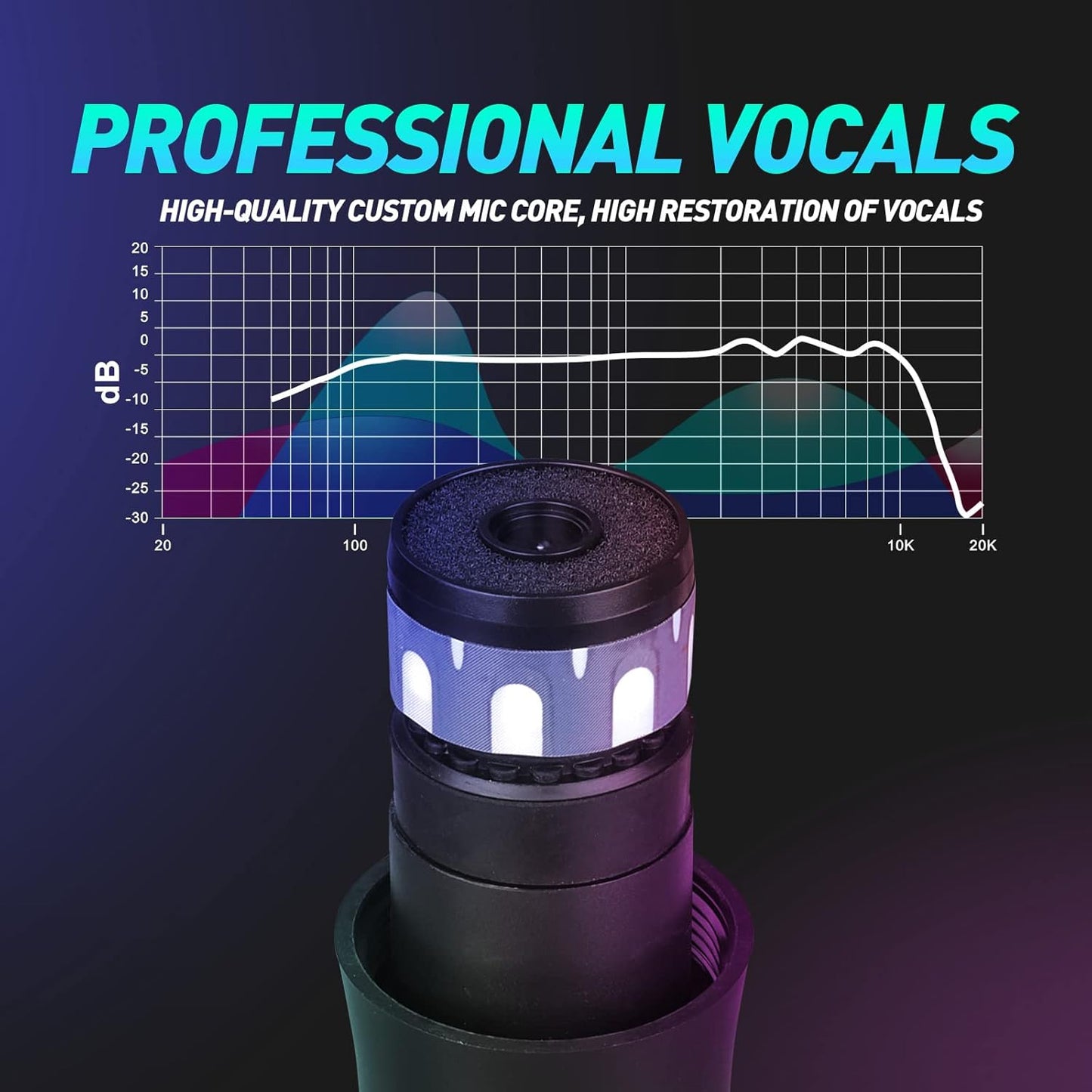 D Debra Audio AU800 Pro UHF 8 Channel Wireless Microphone System with Cordless Handheld Lavalier Headset Mics, Metal Receiver, Ideal for Karaoke Church Party (8 Handheld)