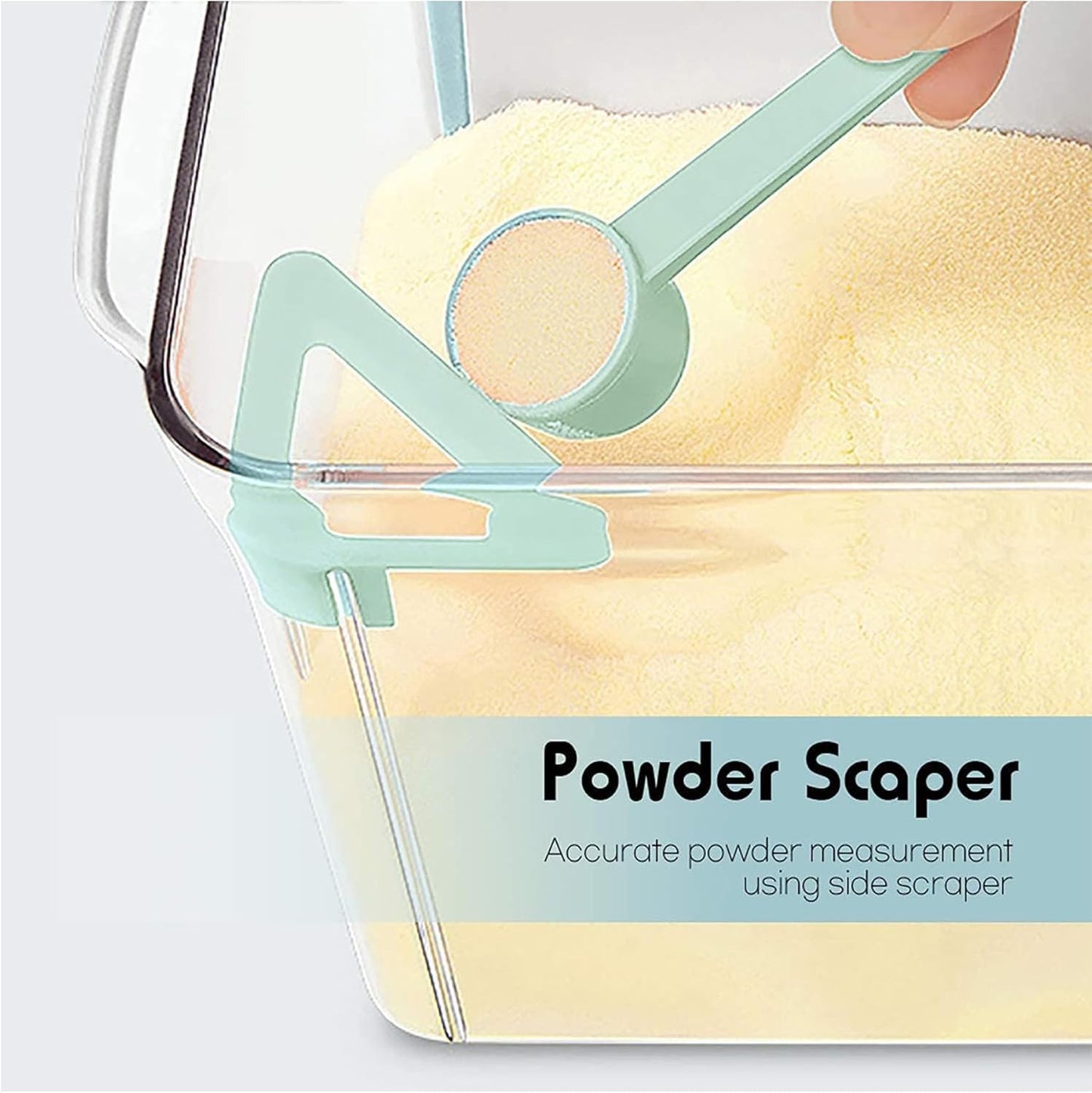 Formula Container for Baby Formula Dispenser with Scraper and Scoop One Button Handy 1000g Milk Powder Container BPA-Free Airtight Formula Storage Containers 2300ml