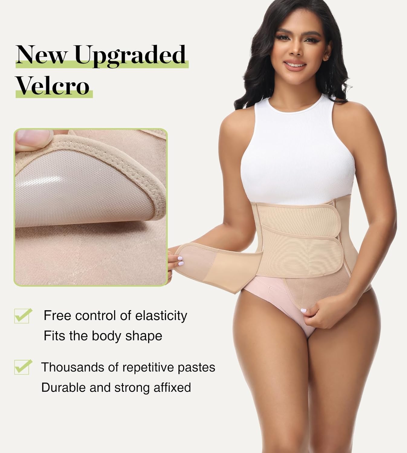 SHAPSHE Waist Trainer for Women Postpartum Recovery Wrap Waist Cincher Corset Shapewear Belly Band