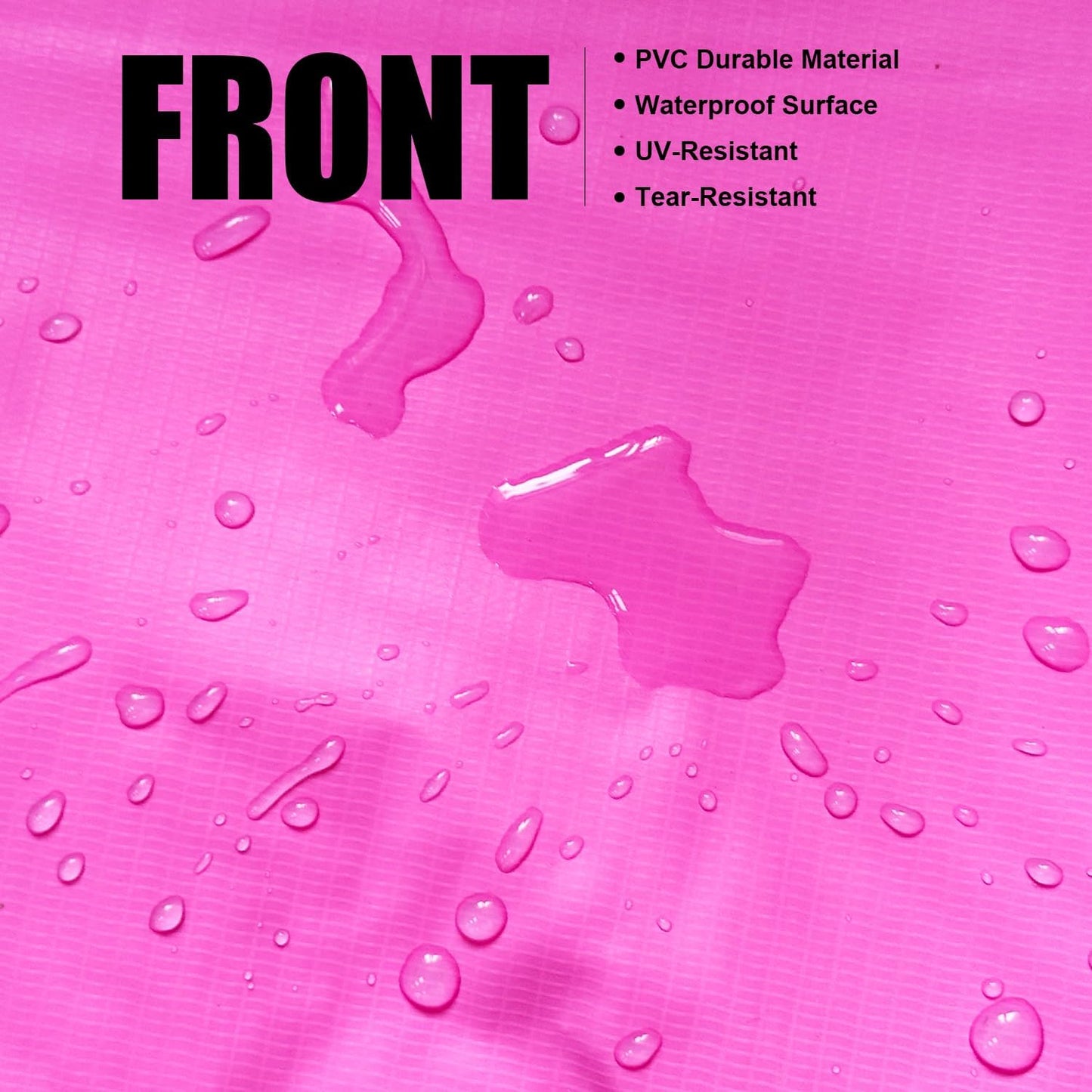 LANGXUN Universal Trampoline Repalcement Safety Pad, 8ft 10ft 12ft 14ft 15ft 16ft Waterproof Surround Spring Foam Cover for Round Frame