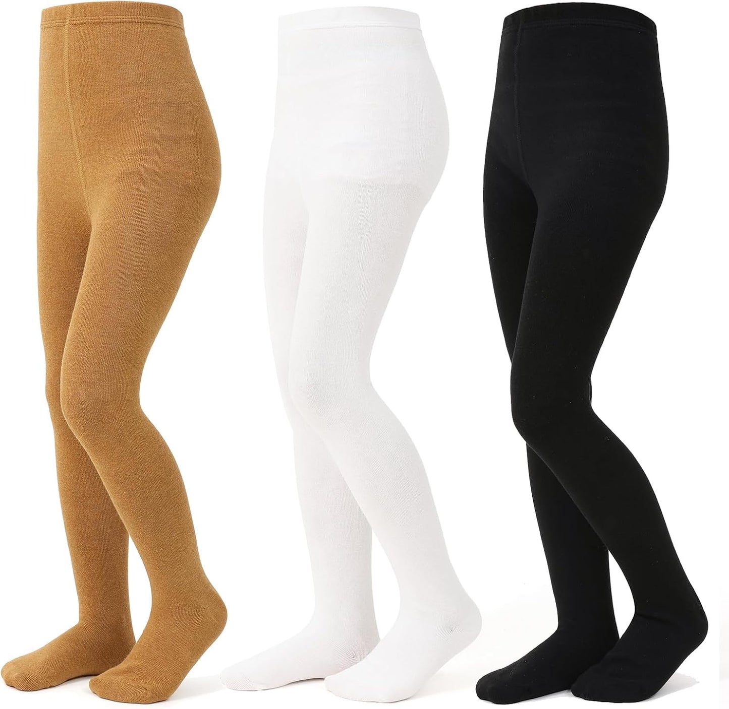 Baby Girl Tights Thick Knit Leggings Stockings Cotton Pantyhose for Newborn Infant Toddler 3/4/5/6 Pack