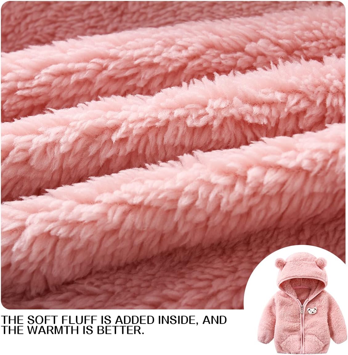 Baby Boy Fleece Jacket Girl Winer Clothes Coat Toddler Boy'S Clothing Sweater