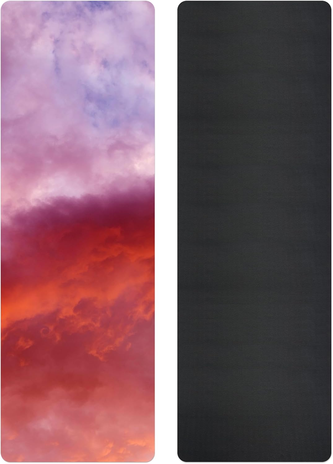 Non Slip Yoga Mat TPE Workout Mat for Men Women, Thick Workout Mat with Carrying Strap, Fitness Mats for Exercise, Yoga, Fitness, Pilates, Floor Workouts (72" x 24" x 6mm)