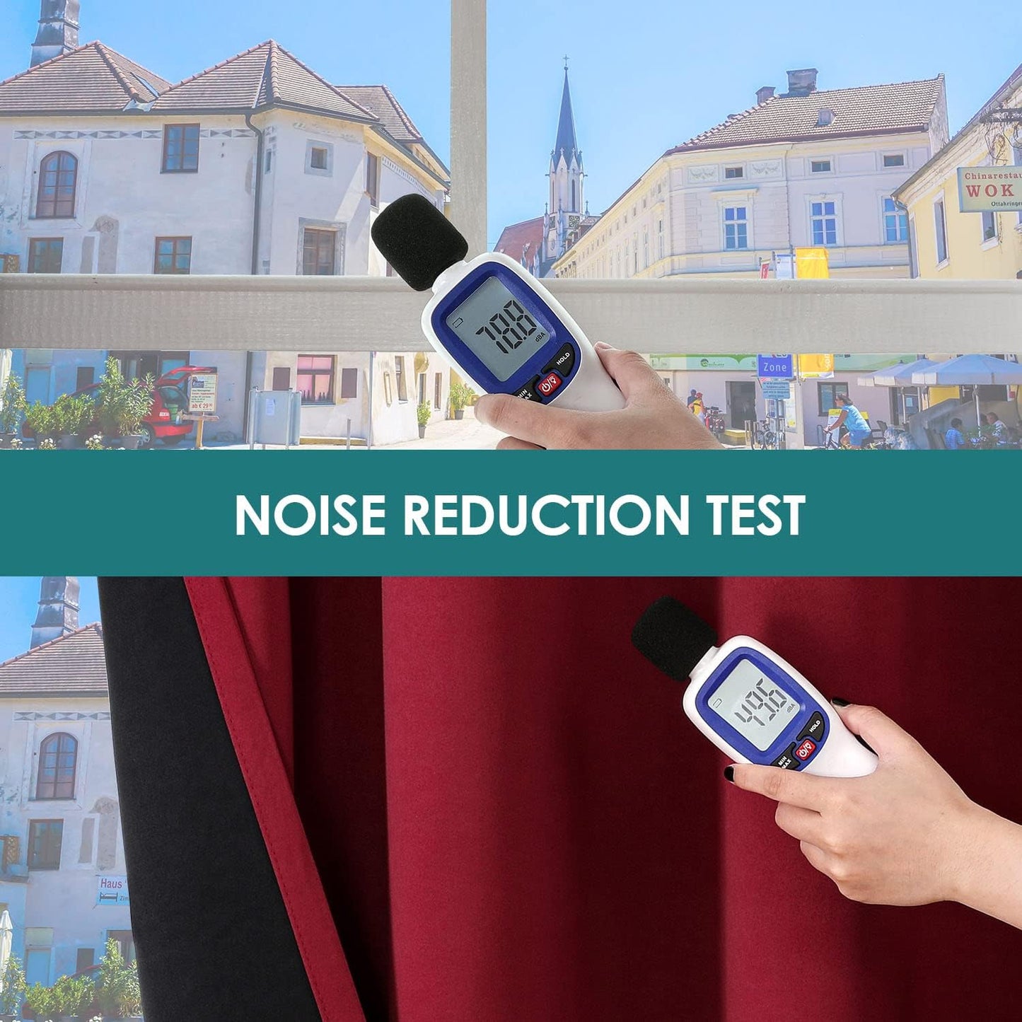 ChrisDowa 100% Blackout Curtains 63 inch Long for Bedroom with Black Liner, Extra Wide 2 Thick Layers Total Blackout Thermal Insulated Grommet Window Curtains 2 Panels Set (Burgundy, 60 x 63 Inch)