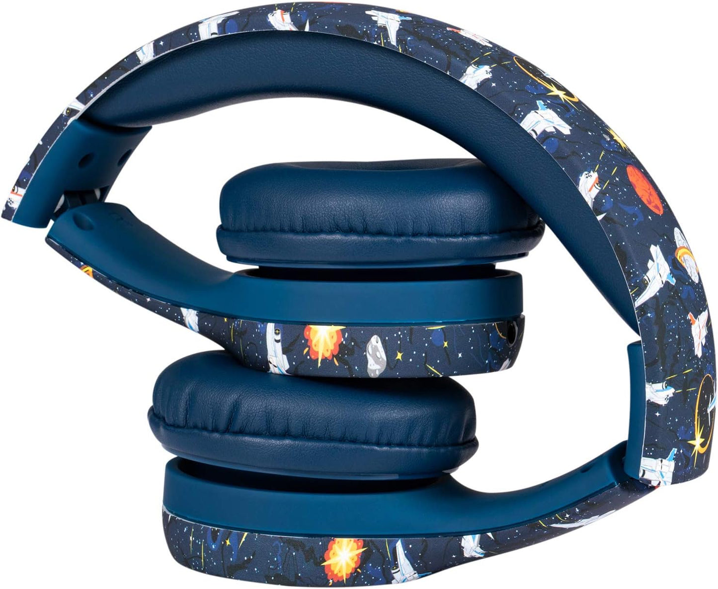 Snug Play+ Kids Headphones – Volume Limited 93dB for Safe Listening – Foldable, Durable Headphones for Toddlers, Boys & Girls – Tangle-Free Cord – Ideal for Travel, School, Tablets - Space