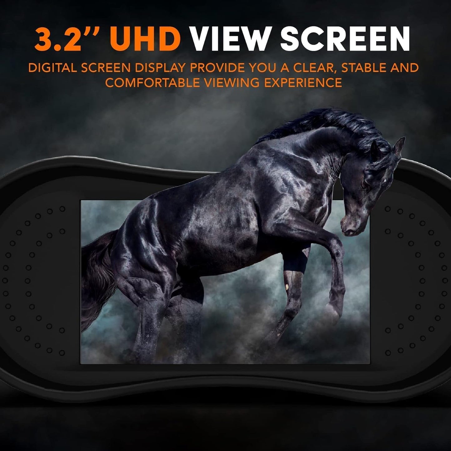 GTHUNDER Night Vision Goggles, Night Vision Binoculars – 4K UHD Video, 52MP Photos, App Remote Control, 10X Zoom, 4" HD Screen, 984ft, 7-Level IR, 4000mAh, 32GB Card – Ideal for Hunting & Security