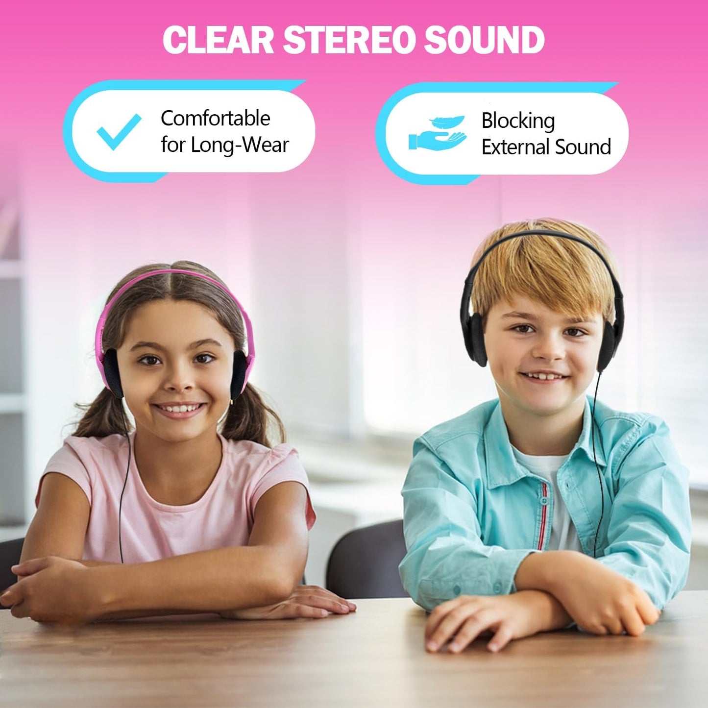 Kids Headphones Bulk 30 Pack for School Classroom Students Children Toddler Boys Girls Teen Adults