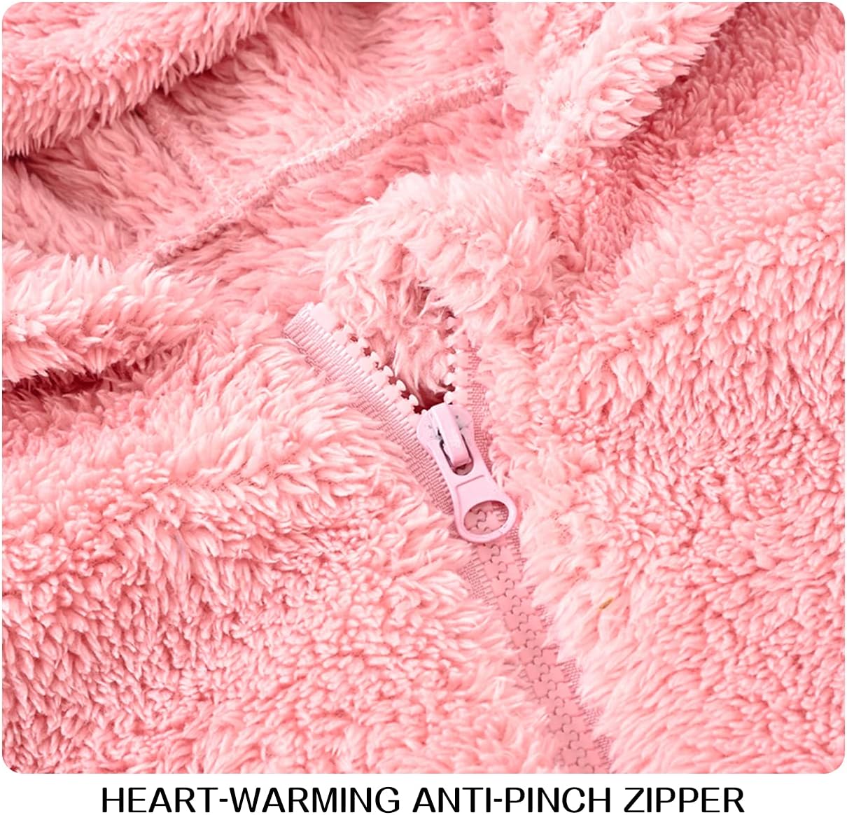 Baby Fleece Jumpsuits Infant Bear Ear Snowsuit Newborn Hooded Romper Warm Coat