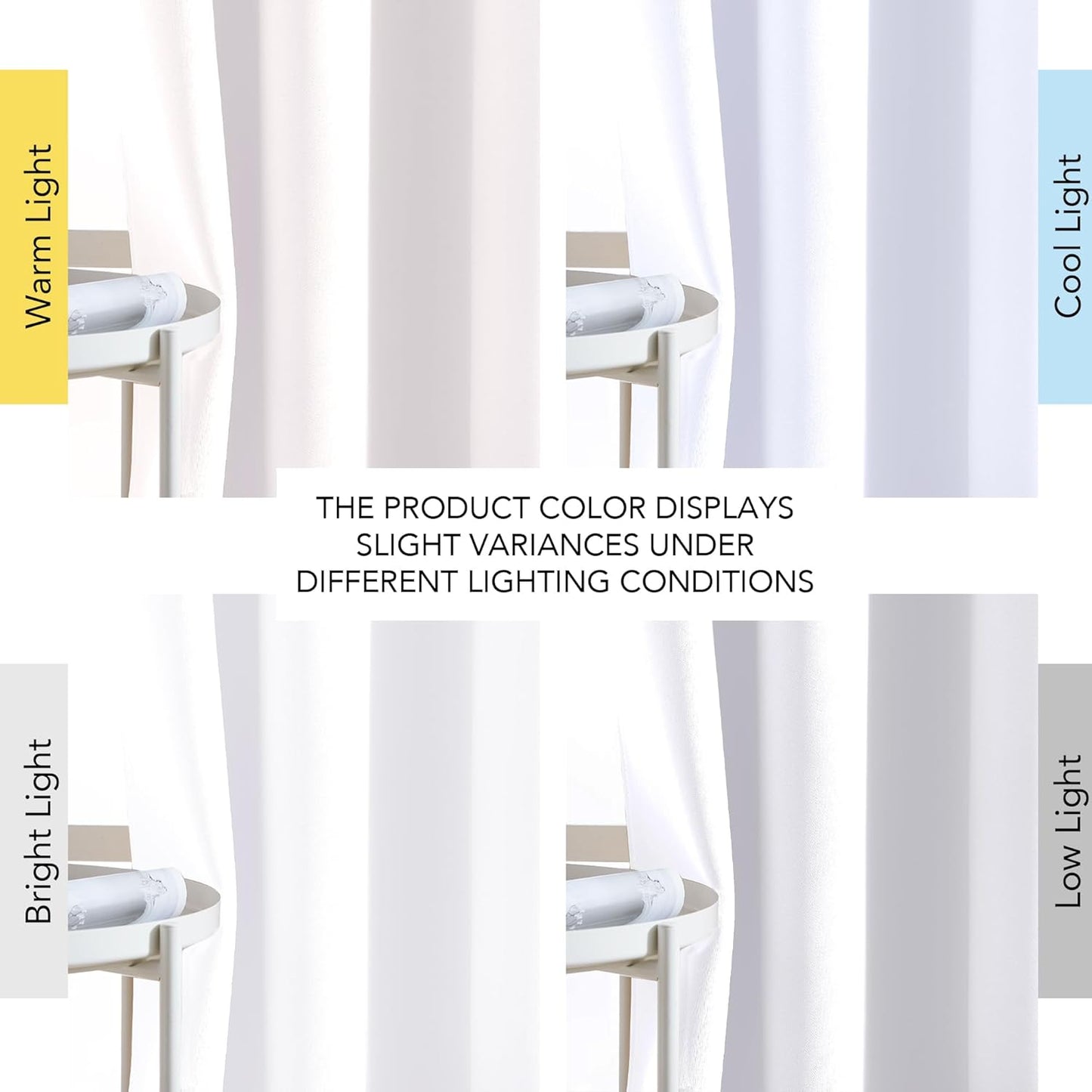 NICETOWN Greyish White Room Darkening Curtain Panels - Window Treatment Thermal Insulated Grommet Room Darkening Curtains/Drapes for Bedroom (2 Panels, 52 by 63, Greyish White)