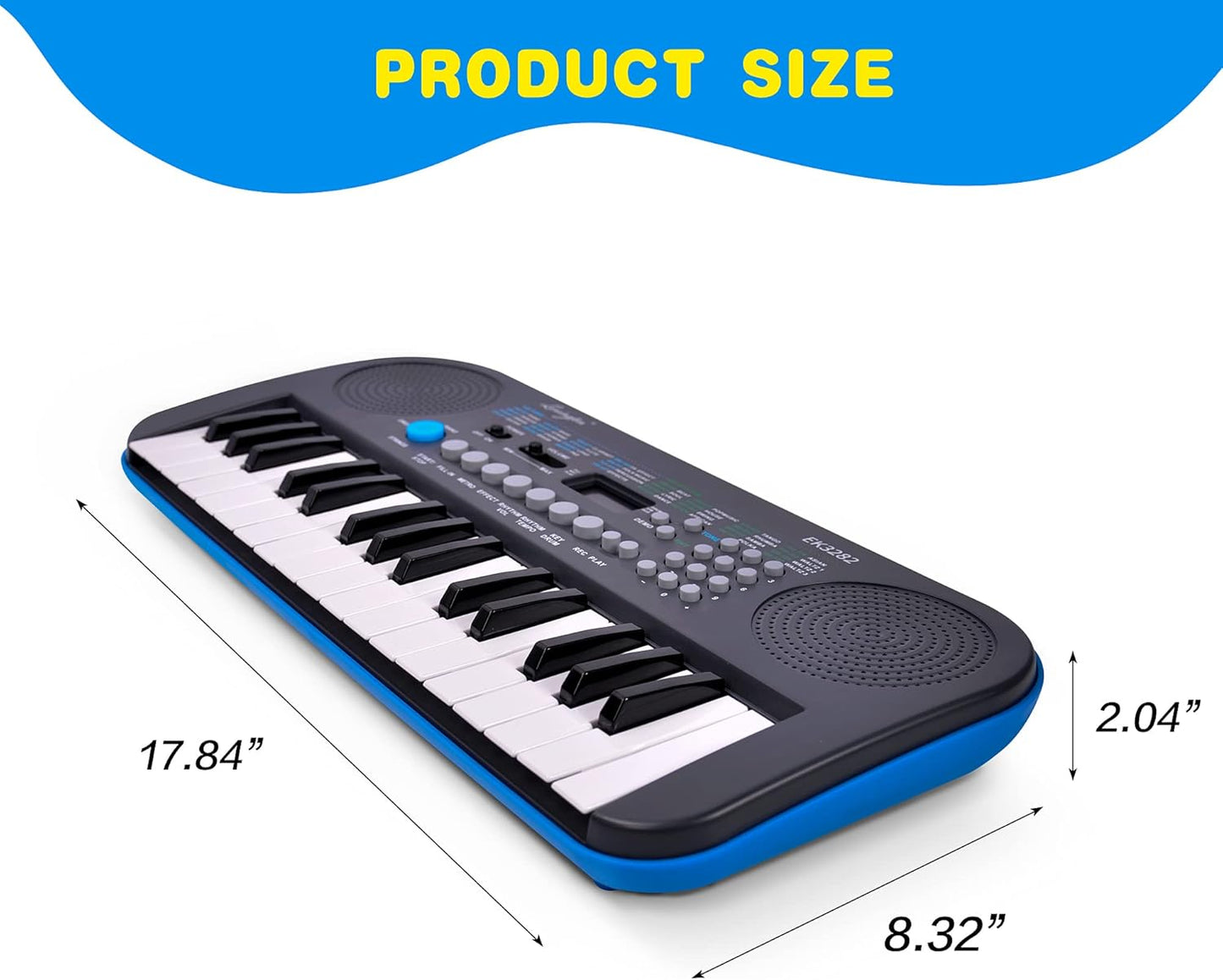 Lexington EK3282 32-Key Mini Electric Digital Portable Keyboard Piano Musical Gift for Kids