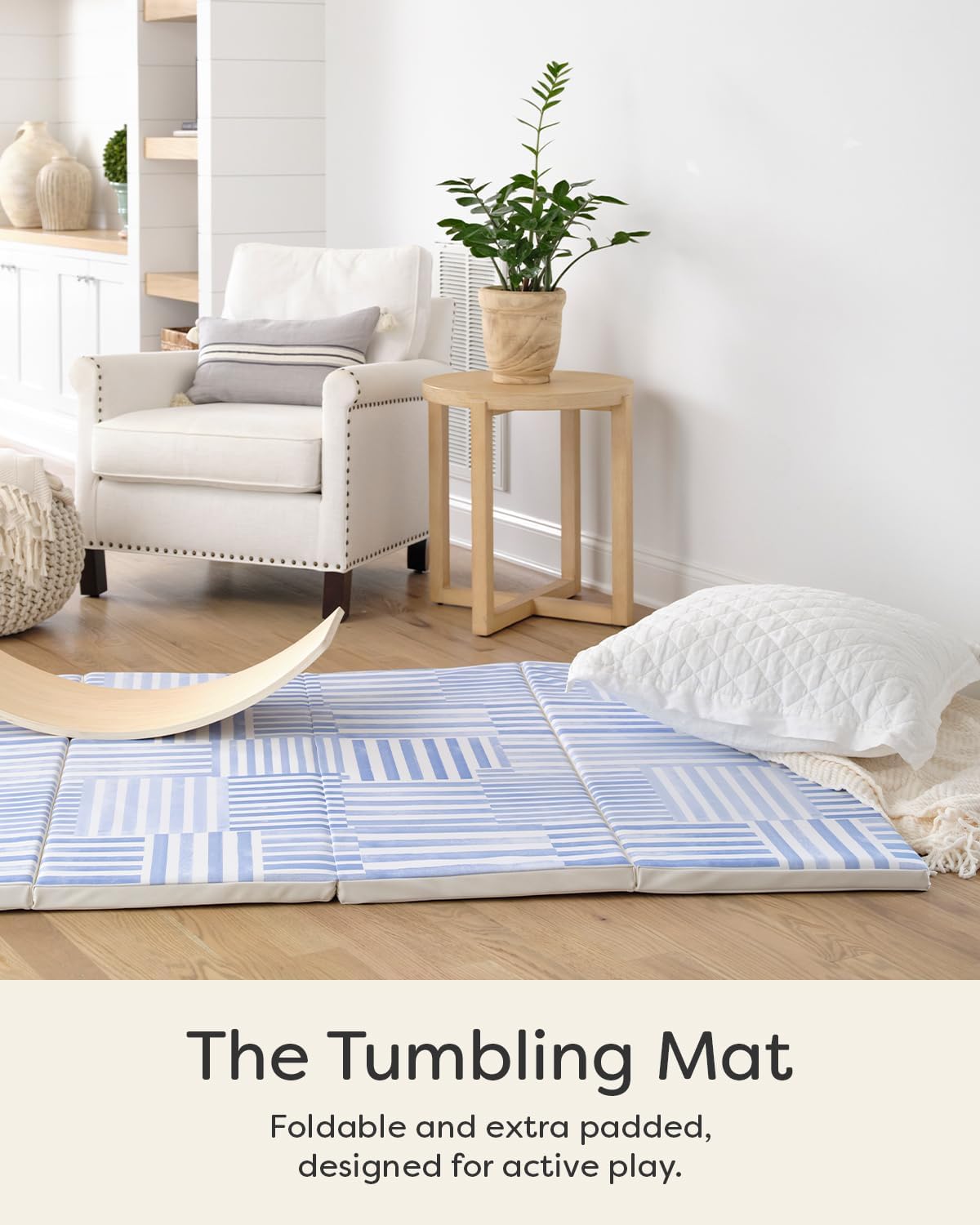 Foldable Baby Tumbling Mat – Foldable Kids Play Mat | Durable, Stylish, and Cushioned Design
