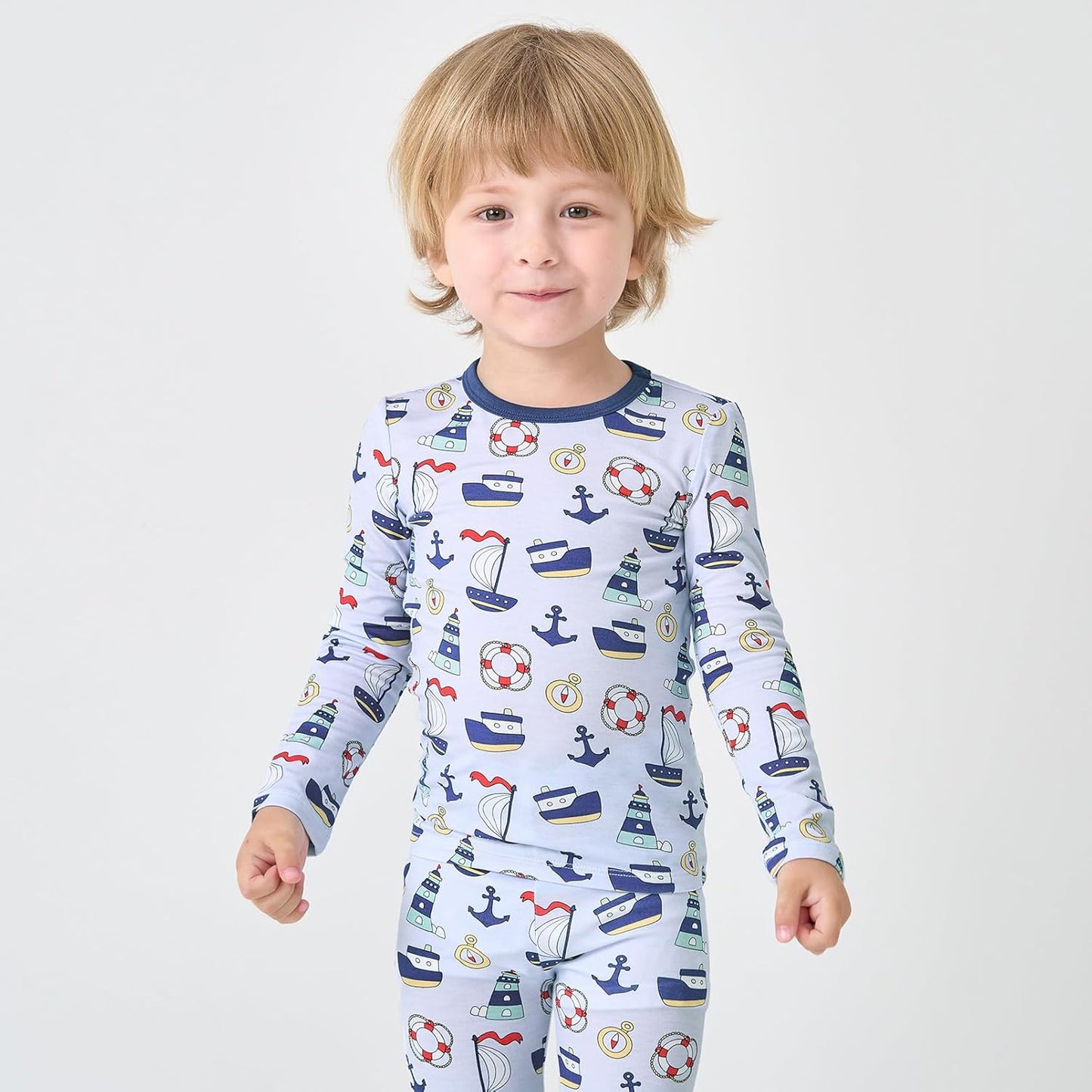 pureborn Baby Toddler Kids Viscose from Bamboo Pajamas Set Pjs 2pcs 18M-8Y