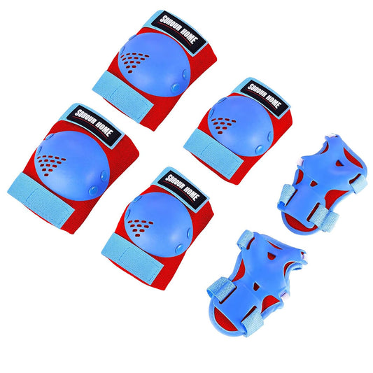 Youth/Kids Knee Pads Elbow Pads Wrist Guards Protective Gear Set for 3-15 Years Child Roller Skates, Skateboard, Cycling, Inline Skating, BMX Bike, Balance Bike Scooter Riding and Other Outdoor Sports